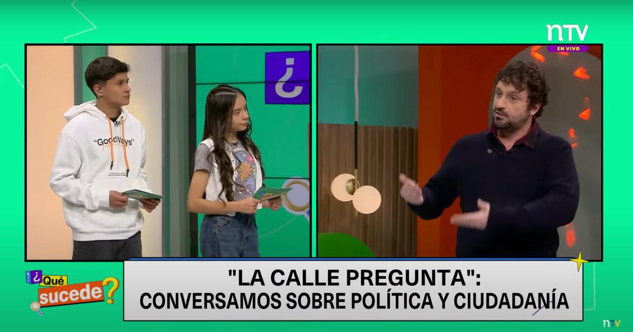 Momento Ciudadano dialoga sobre participación infantil en «¿Qué Sucede?» de NTV