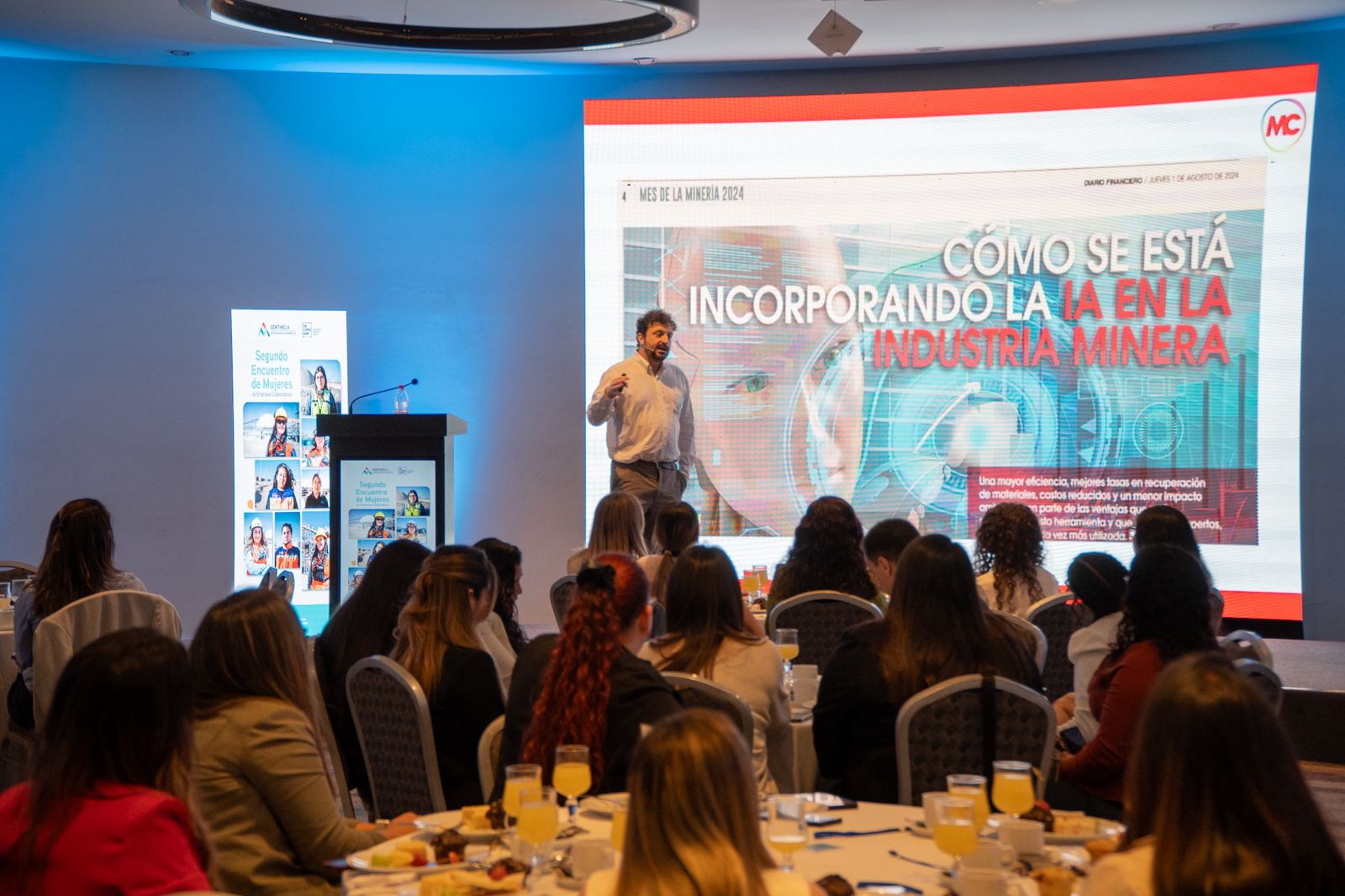 Director Ejecutivo de Momento Ciudadano aborda el impacto de la IA en Minera Centinela