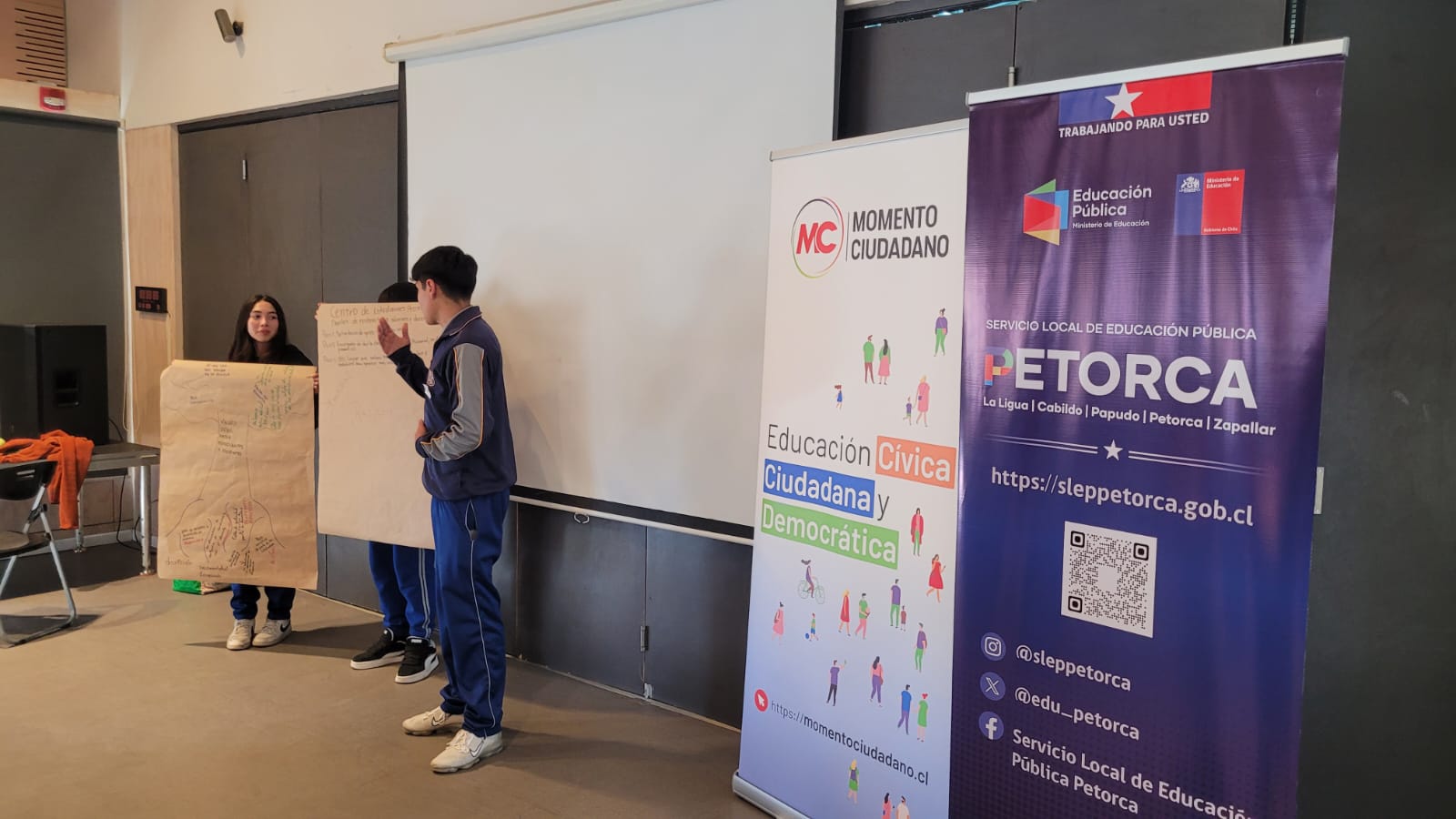 Centros de estudiantes del SLEP Petorca se forman en liderazgo con la jornada ÁGORA